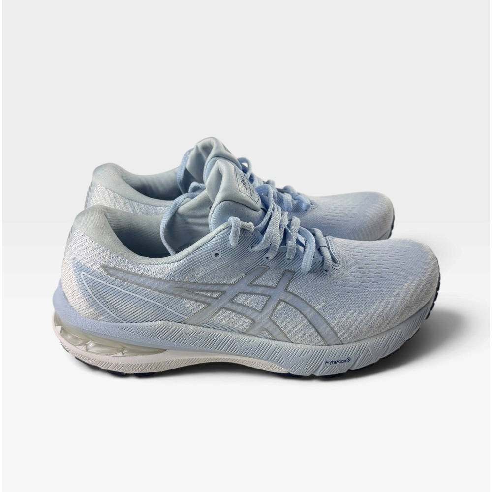 ASICS Running Shoes GT-2000 10 Womens 9 Light Blue Stability Knit Excellent